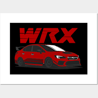 WRX Red Posters and Art